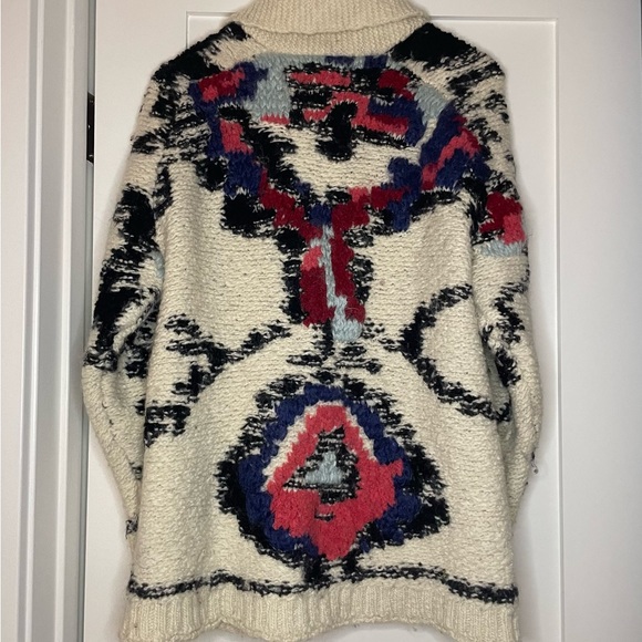 Isabel Marant Etoile Jacket Coat Sweater Cardigan Zip Knit - Picture 2 of 10